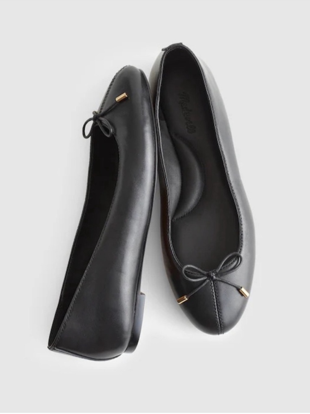 Madewell The Hester Flat NZ709 Black Size 9